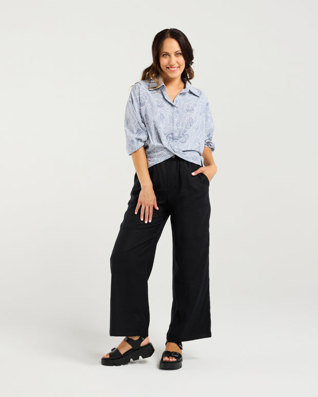 Zafina Heidi Shirt - Floral Check