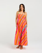 Zafina Clementine Dress - Dynamic Stripe
