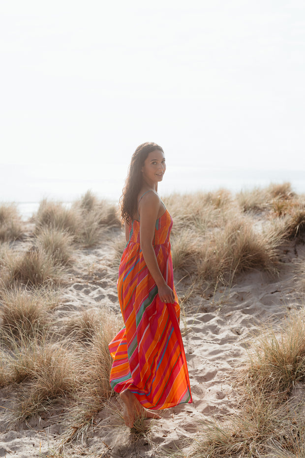 Zafina Clementine Dress - Dynamic Stripe
