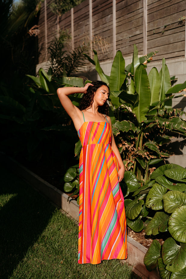 Zafina Clementine Dress - Dynamic Stripe