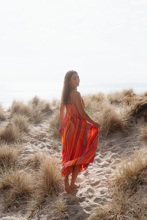Zafina Clementine Dress - Dynamic Stripe