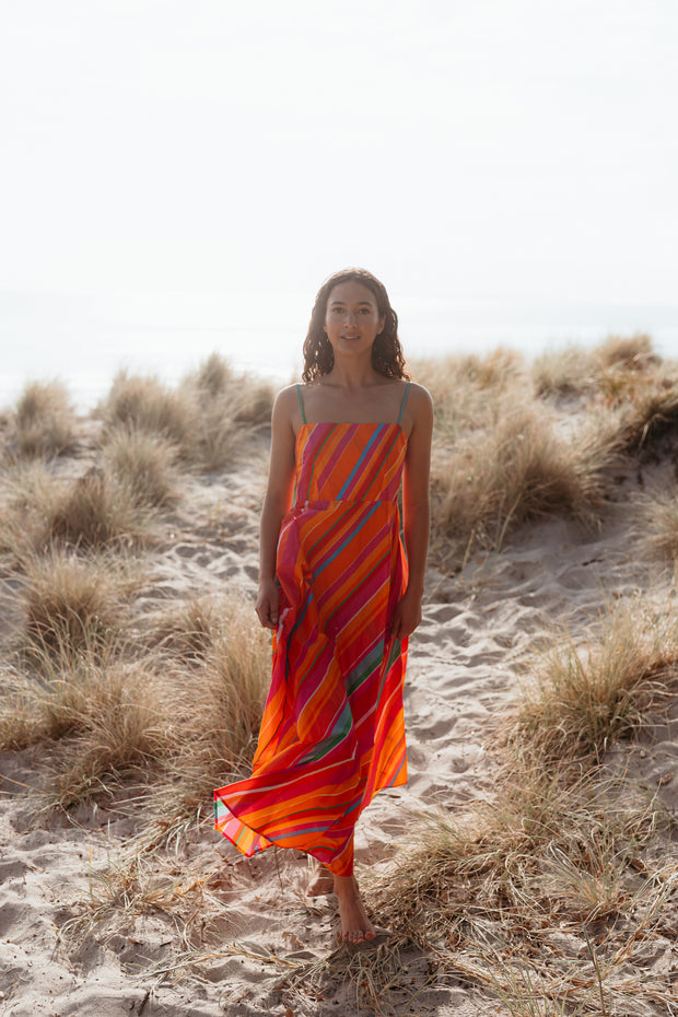 Zafina Clementine Dress - Dynamic Stripe