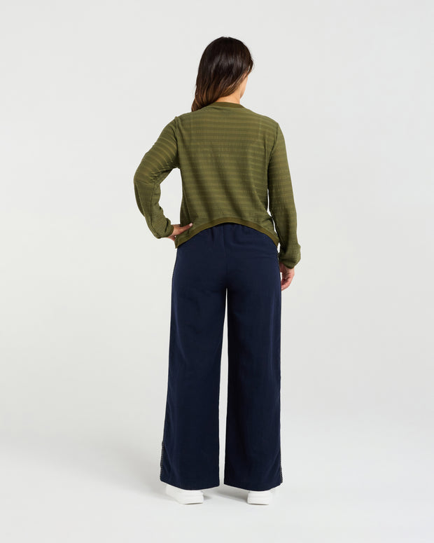 Zafina Quinn Cardi - Olive