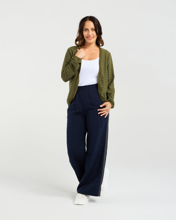 Zafina Quinn Cardi - Olive
