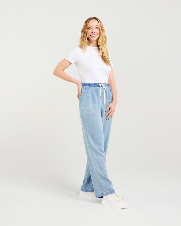 Zafina Juno Pant - Pale Blue