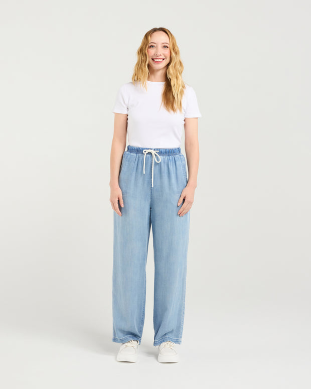 Zafina Juno Pant - Pale Blue