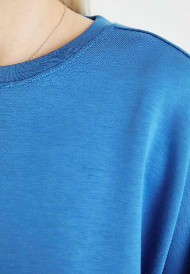 MSCH Dalvina Ima Q Sweatshirt - Vallarta Blue