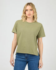 All About Eve Washed Tee - Khaki