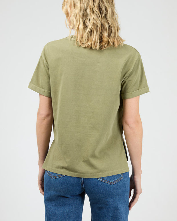 All About Eve Washed Tee - Khaki