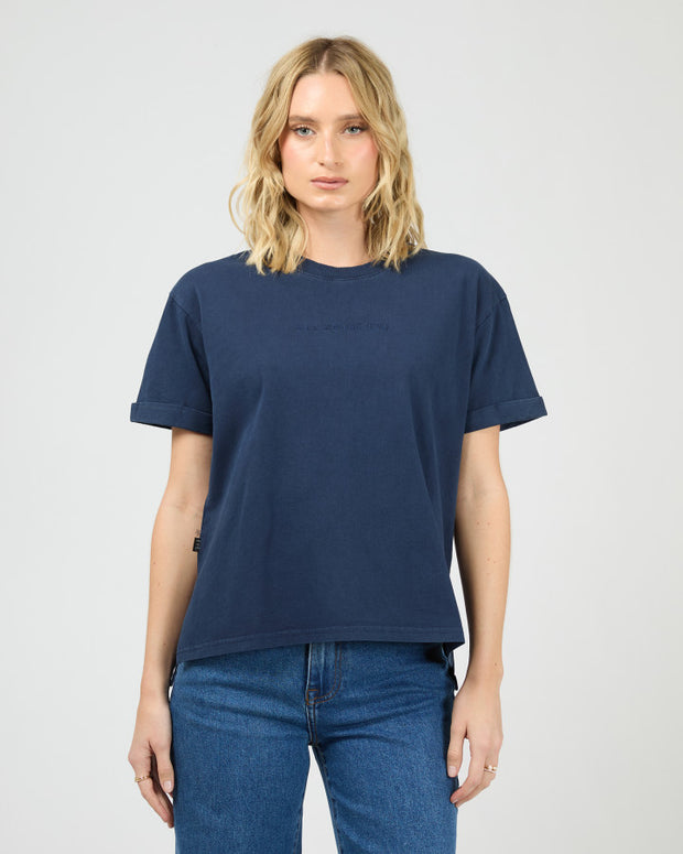 All About Eve Washed Tee - Navy