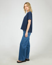 All About Eve Washed Tee - Navy
