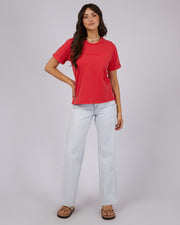 All About Eve Washed Tee - Red