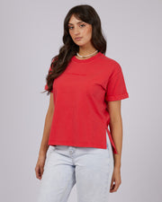 All About Eve Washed Tee - Red