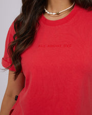 All About Eve Washed Tee - Red