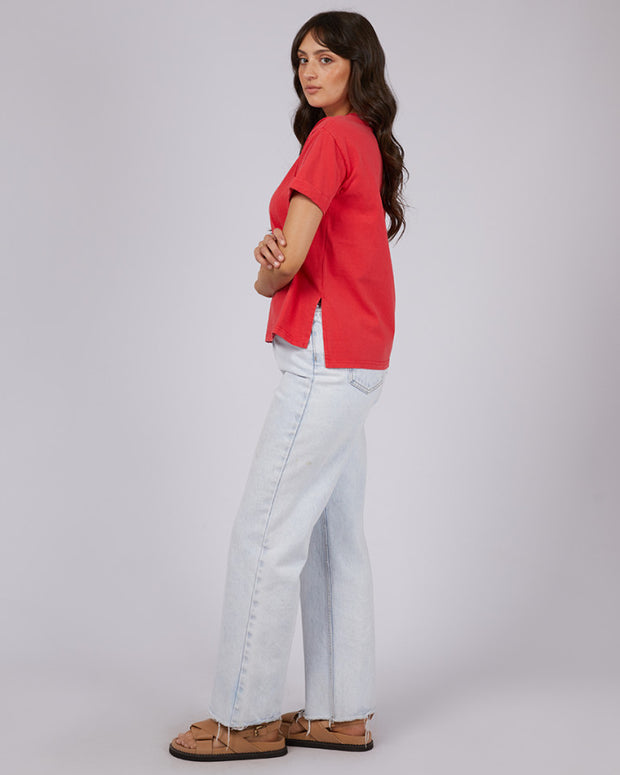 All About Eve Washed Tee - Red