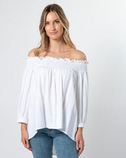 Stella + Gemma Alex Top - White