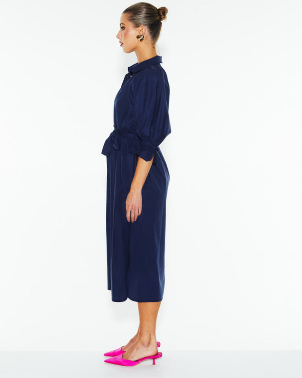 Fate + Becker Almighty Shirt Dress - Navy