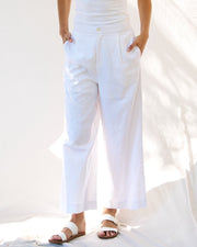 Betty Basics Aspen Palazzo Pant - White