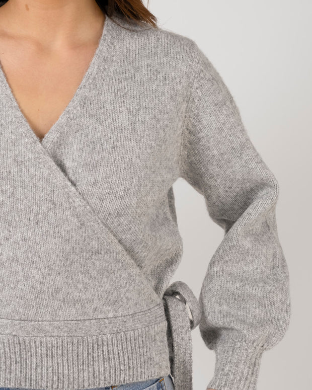 Stella + Gemma August Wrap Cardigan - Grey