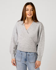 Stella + Gemma August Wrap Cardigan - Grey