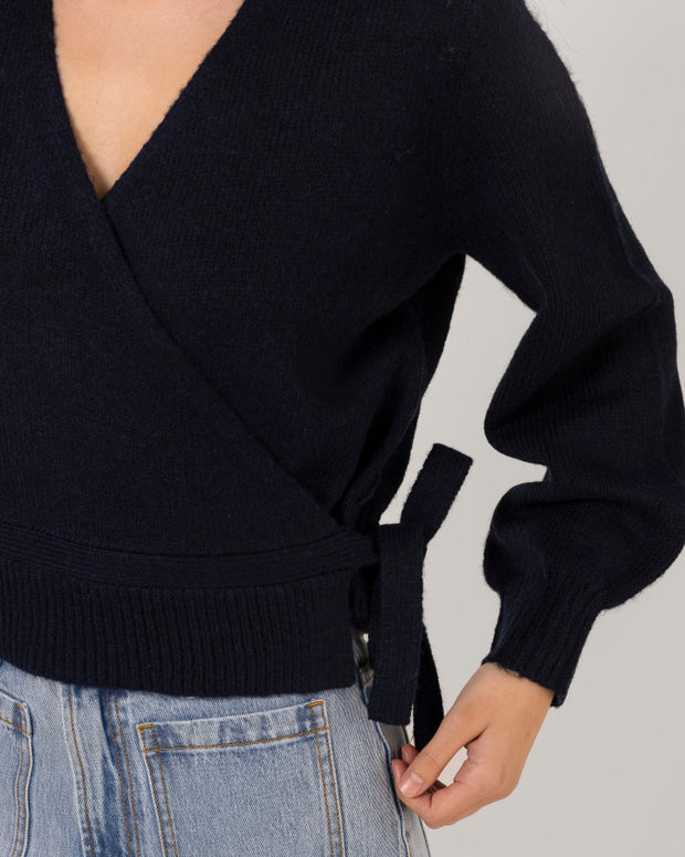 Stella + Gemma August Wrap Cardigan - Navy