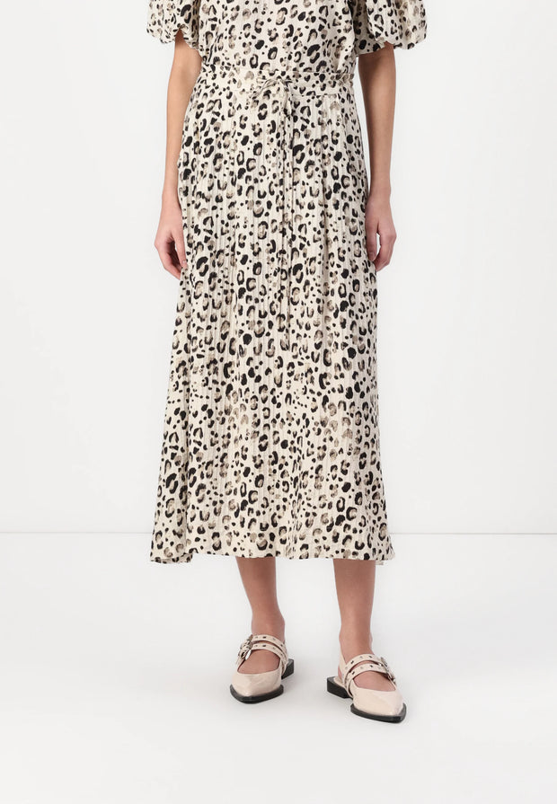 MSCH Alyona Vlora Skirt - Oatmeal Leo