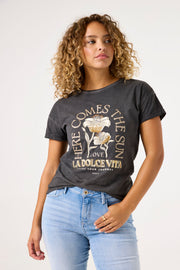 Garcia Here Comes The Sun T-shirt - Antracite