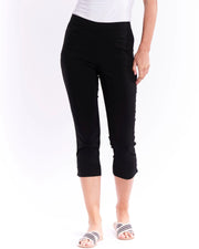 Betty Basics Crop Bengaline Pant - Black