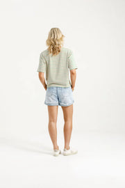 Home-lee Becky Tee - Candy Apple Stipes