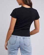 Silent Theory Bella Tee - Black