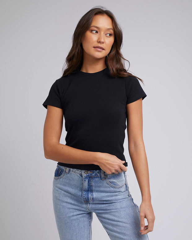 Silent Theory Bella Tee - Black