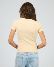 Silent Theory Bella Tee - Butter