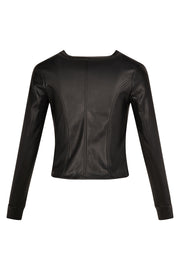 Lemon Tree Mika Faux Leather Jacket - Black