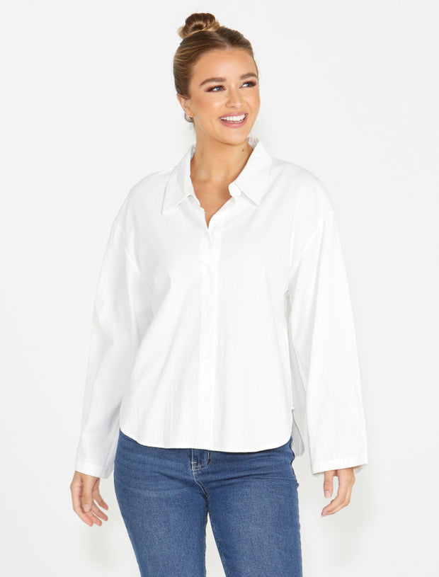 Sass Bridie Shirt - Ivory