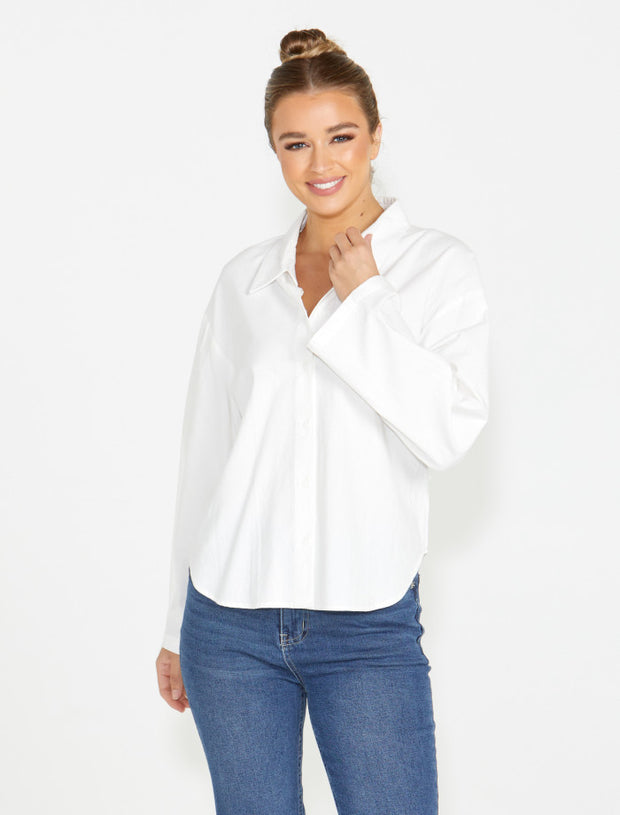 Sass Bridie Shirt - Ivory