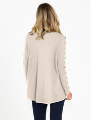 Betty Basics Bronte Knit Top - Wheat