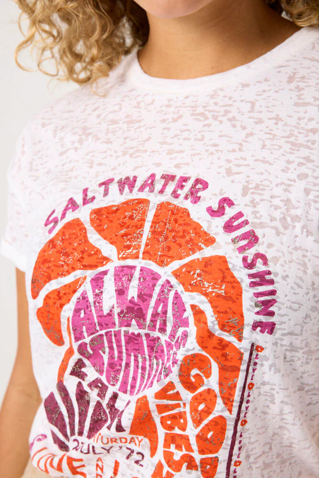Garcia Saltwater Sunshine Tee - Off White