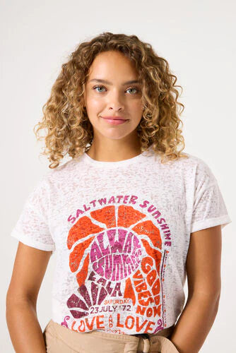 Garcia Saltwater Sunshine Tee - Off White
