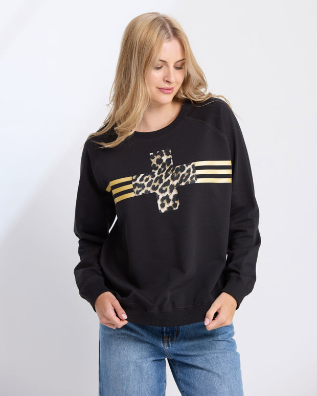 Stella + Gemma Classic Sweat - Black Star Crossed