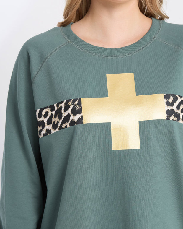 Stella + Gemma Classic Sweat - Moss Star Crossed