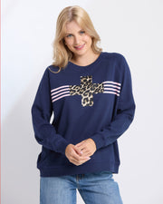 Stella + Gemma Classic Sweat - Navy Star Crossed