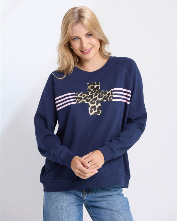 Stella + Gemma Classic Sweat - Navy Star Crossed