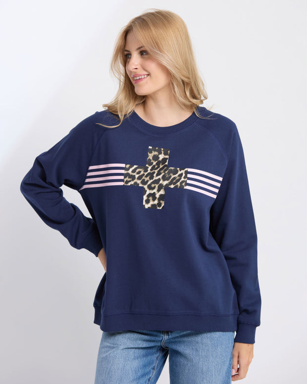 Stella + Gemma Classic Sweat - Navy Star Crossed