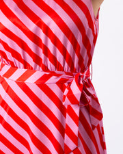 Stella + Gemma Clementine Dress - Pink & Red Stripe