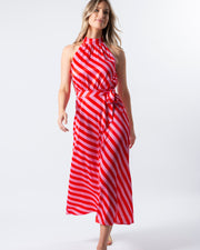 Stella + Gemma Clementine Dress - Pink & Red Stripe