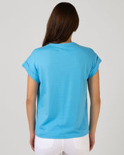 Stella + Gemma Ace Tee - Baby Blue Wild Child