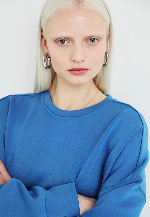 MSCH Dalvina Ima Q Sweatshirt - Vallarta Blue