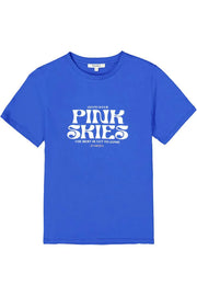Garcia Pink Skies T-Shirt - Dazzling Blue