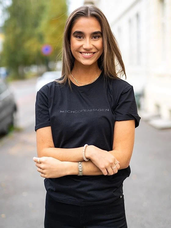 MSCH Liv Organic Logo Tee - Black