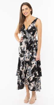 Seeking Lola Vibrant Maxi Dress - Dusk Smudge